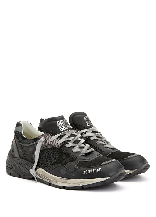 Dad Siyah Erkek Deri Sneaker - Görsel 3