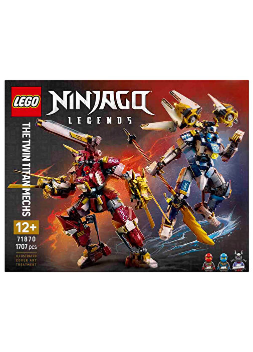 LEGO - Ninjago İkiz Titan Robotları 12+ Yaş 1707 Parça Aksiyon