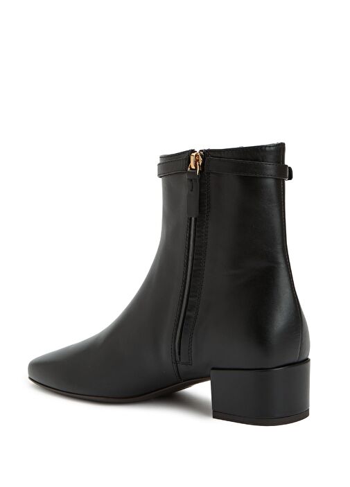 Siyah Kadın Deri Bot - Görsel 4