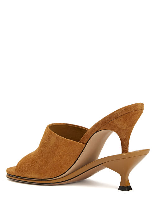 The Double Camel Kadın Süet Terlik - Görsel 4