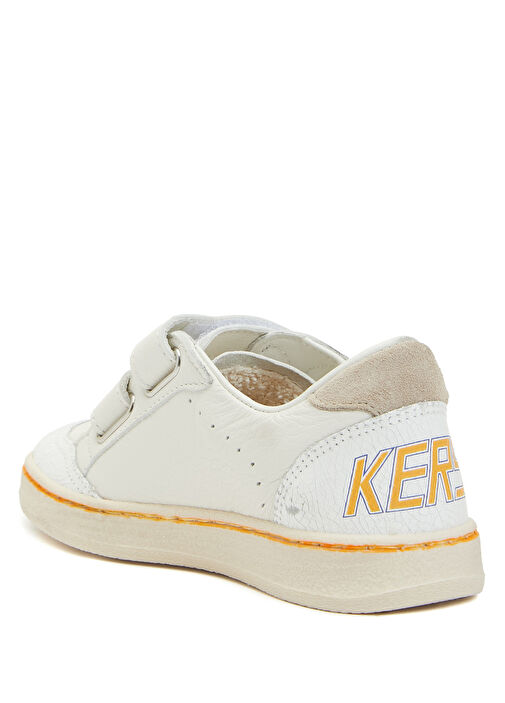 BallStar Mavi Beyaz Erkek Çocuk Deri Sneaker - Görsel 4