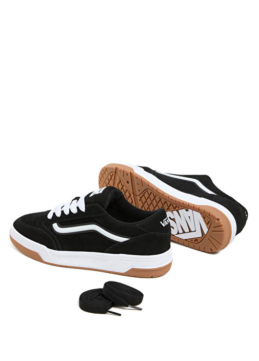 Hylane Siyah Beyaz Erkek Süet Sneaker - Görsel 4