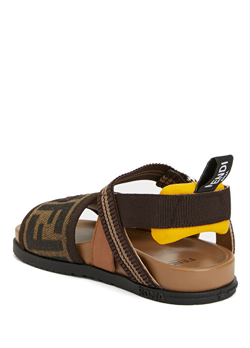 Siyah Kahve Unisex Çocuk Sandalet - Görsel 4