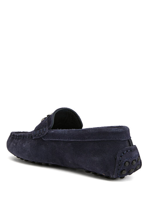 Koyu Mavi Erkek Çocuk Süet Ayakkabı - Görsel 4