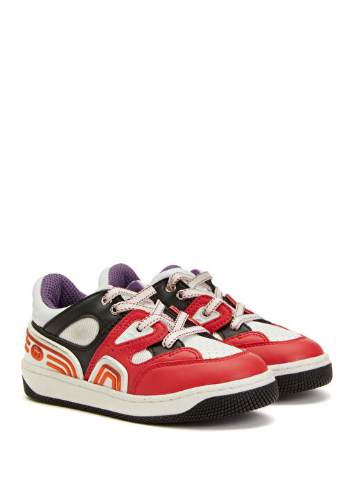 Colorblocked Logolu Unisex Çocuk Sneaker - Görsel 3