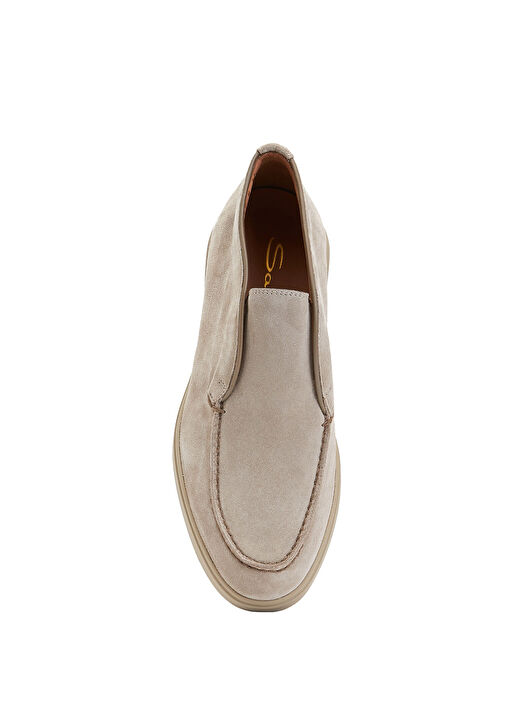 Santoni Gri Santoni Deri Kadın Loafer