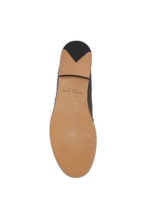 Bottega Veneta Koyu Kahverengi Bottega Veneta Deri Erkek Loafer