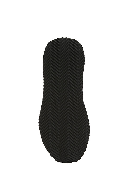 Siyah Kadın Deri Sneaker - Görsel 6