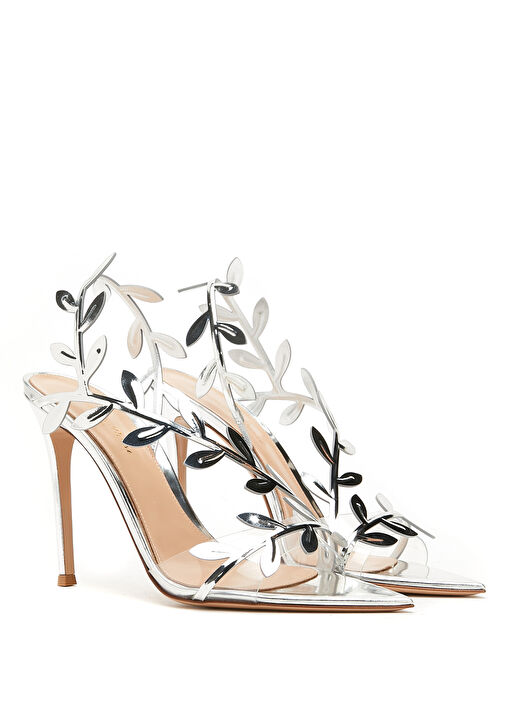 Flavia Silver Kadın Deri Sandalet - Görsel 3