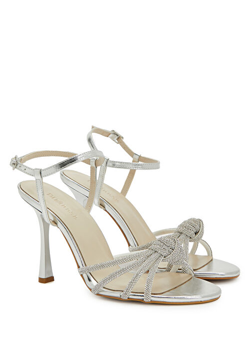 Gümüş Kadın Sandalet - Görsel 3