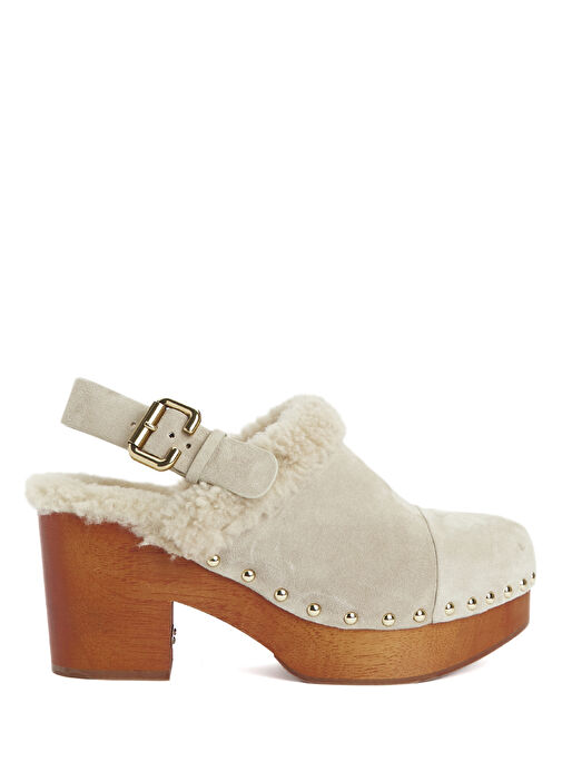 Jeanette Gri Kadın Deri Sandalet - Görsel 2