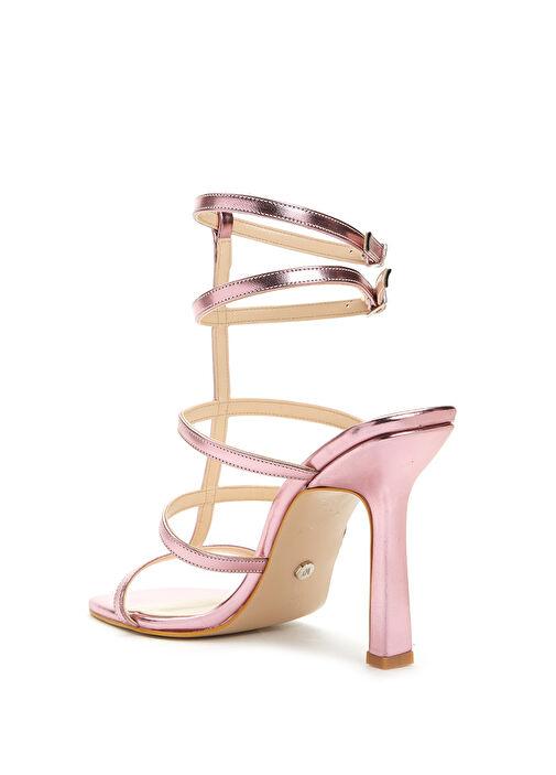 Pembe Bantlı Kadın Sandalet - Görsel 4