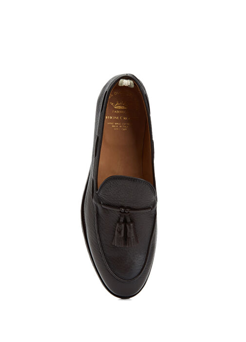 Koyu Kahverengi Erkek Deri Loafer - Görsel 5