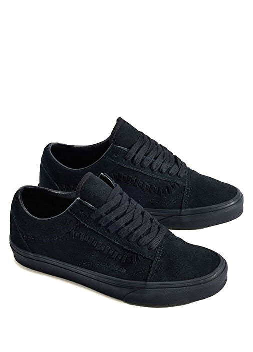 Old Skool Siyah Erkek Süet Sneaker - Görsel 3