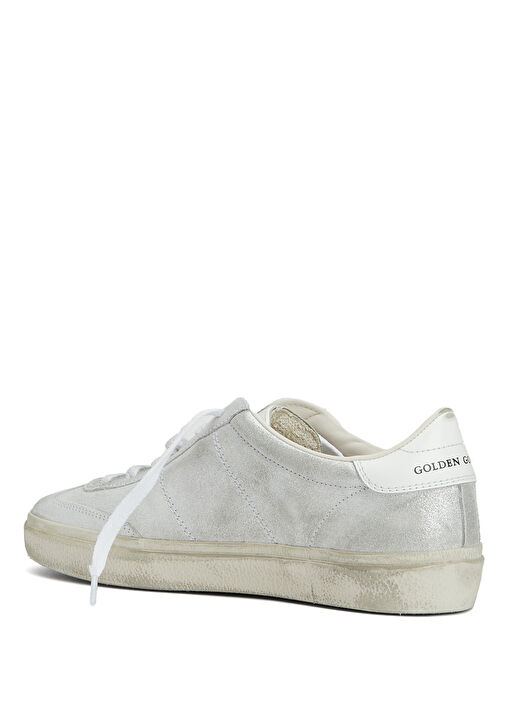 Soul Star Haki Beyaz Kadın Deri Sneaker - Görsel 4