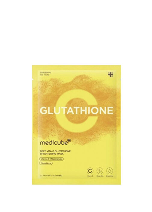 Medicube - Deep Vita C Glutathione Brightening Mask Radiant Face Mask 27 ml Medicube - Deep Vita C Glutathione Brightening Mask Radiant Face Mask 27 ml