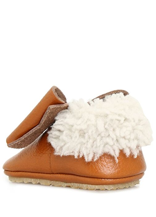 Elain Taba El Yapımı Unisex Bebek Deri Ayakkabı - Görsel 3