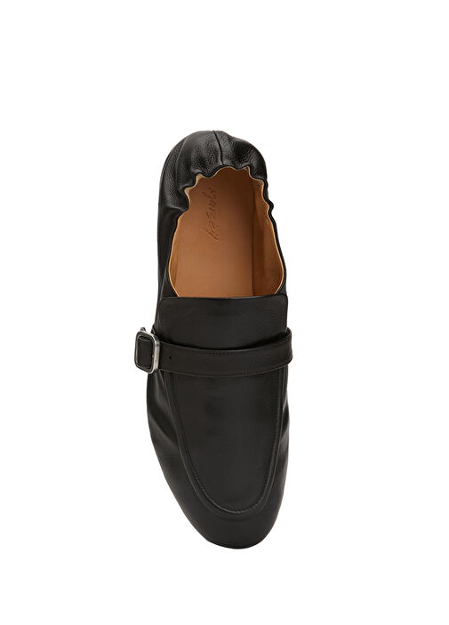 Siyah Erkek Deri Loafer - Görsel 5