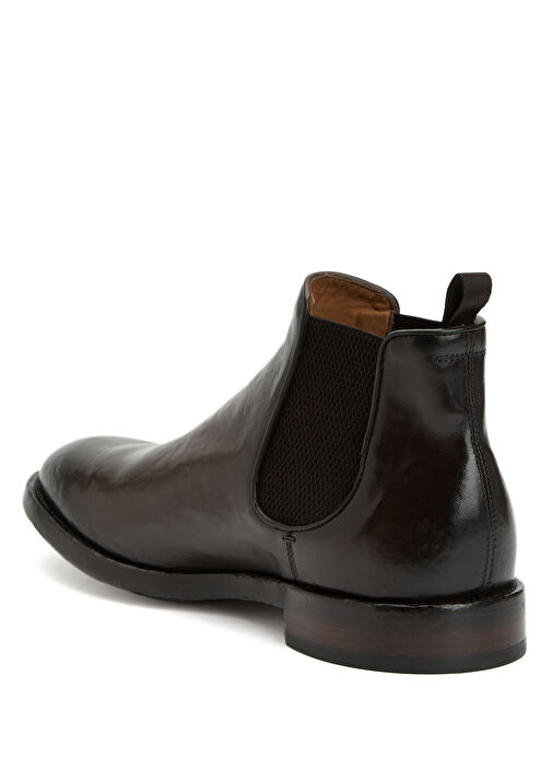 Temple Koyu Kahverengi, Erkek Deri Bot - Görsel 4