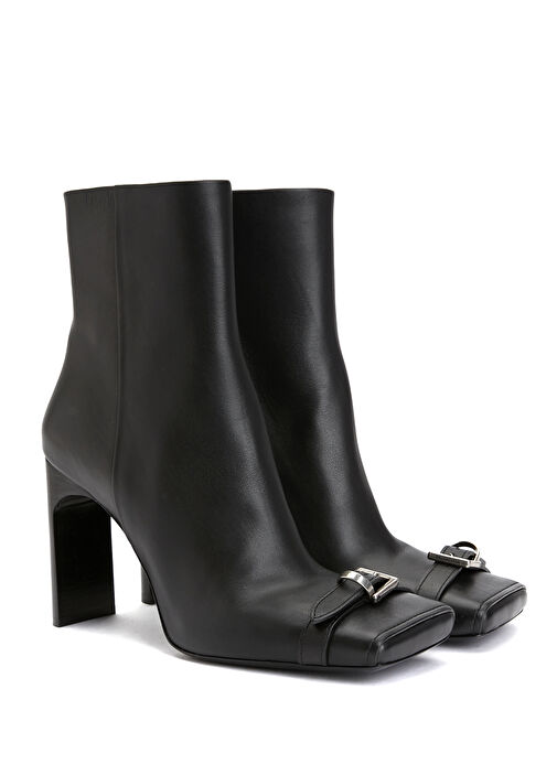 Bel Air Siyah Kadın Deri Bot - Görsel 3