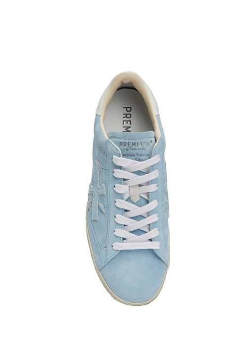 Steven Açık Mavi Erkek Deri Sneaker - Görsel 5
