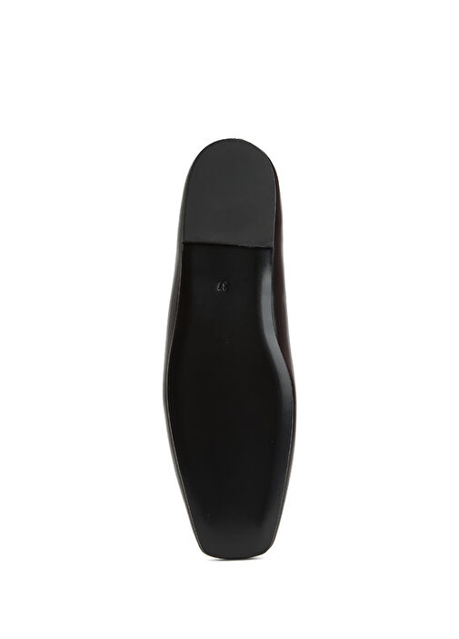 New Essential Siyah Deri Babet - Görsel 6