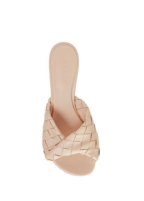 Blink Pudra Kadın Deri Terlik - Görsel 5