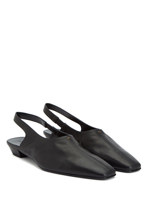 Cecilia Siyah Deri Babet - Görsel 3