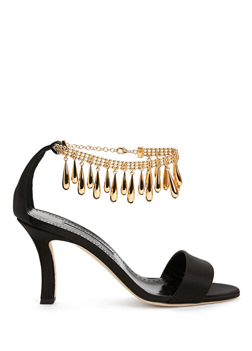 Siyah Kadın Sandalet - Görsel 2