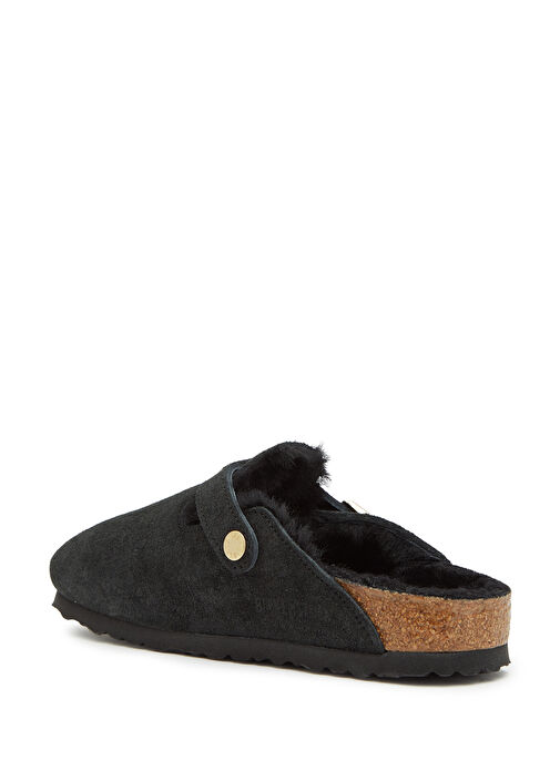 Boston VL Shearling Kadın Deri Terlik - Görsel 4