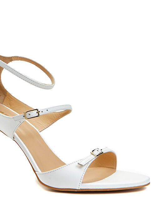 George Hogg George Hogg Beyaz Kadın Deri Sandalet Beymen'de! Beyaz - 6. görsel