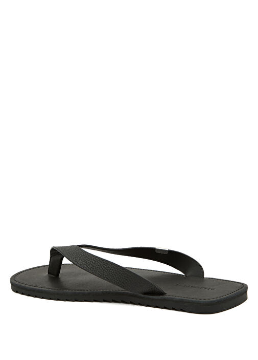 Sydney Siyah Erkek Deri Terlik - Görsel 4