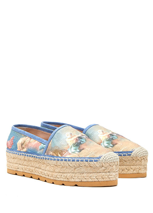 Pembe Kadın Espadril - Görsel 3