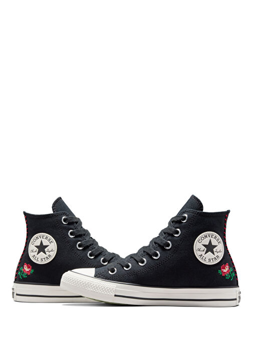 Chuck Taylor All Star Siyah Kadın Sneaker - Görsel 9