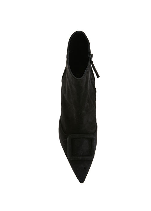 Siyah Kadın Süet Bot - Görsel 5