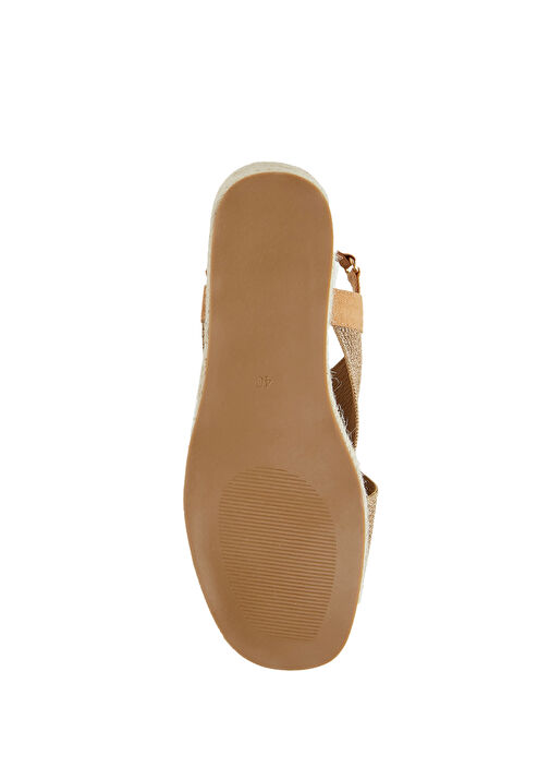 Kahverengi Kadın Hasır Espadril - Görsel 6