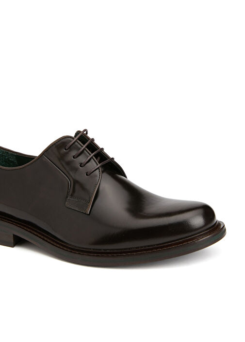 Kahverengi Erkek Deri Ayakkabı - Görsel 7