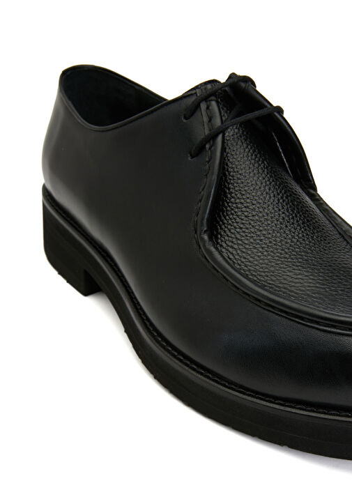 Siyah Erkek Deri Ayakkabı - Görsel 7