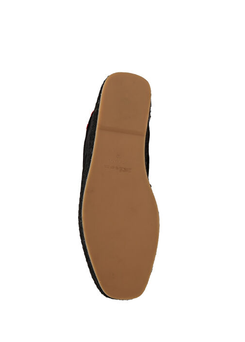 Siyah Erkek Deri Espadril - Görsel 6