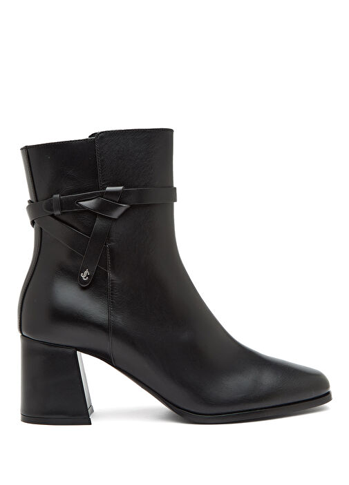 Lawton Siyah Kadın Deri Bot - Görsel 2