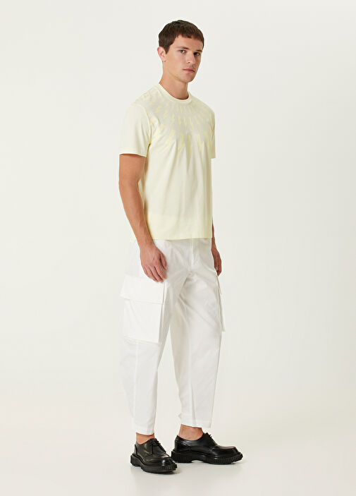 Neil Barrett White Cargo Pants