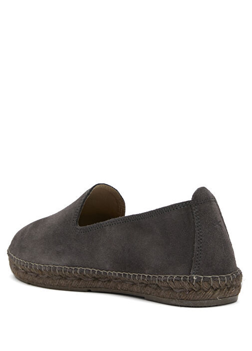 Hamptons Gri Erkek Süet Espadril - Görsel 4