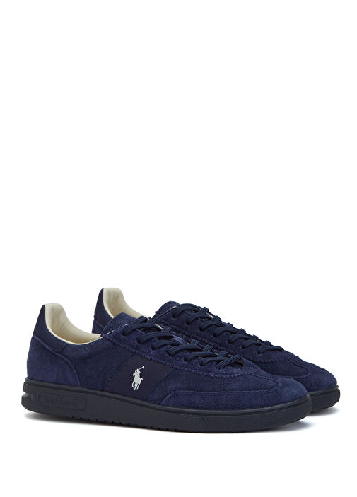 Polo Ralph Lauren Polo Ralph Lauren Polo Sport Lacivert Erkek Süet Sneaker | Beymen Lacivert - 3. görsel