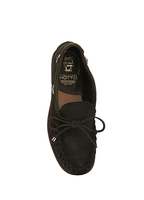 Haki Erkek Deri Loafer - Görsel 5