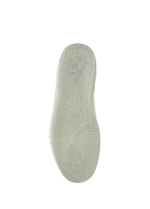 Ball Star Beyaz Silver Kadın Deri Sneaker - Görsel 6