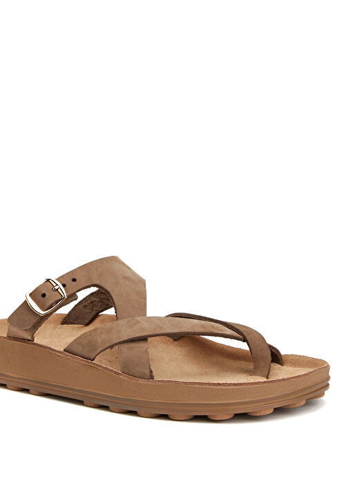 Vizon Kadın Deri Terlik - Görsel 7