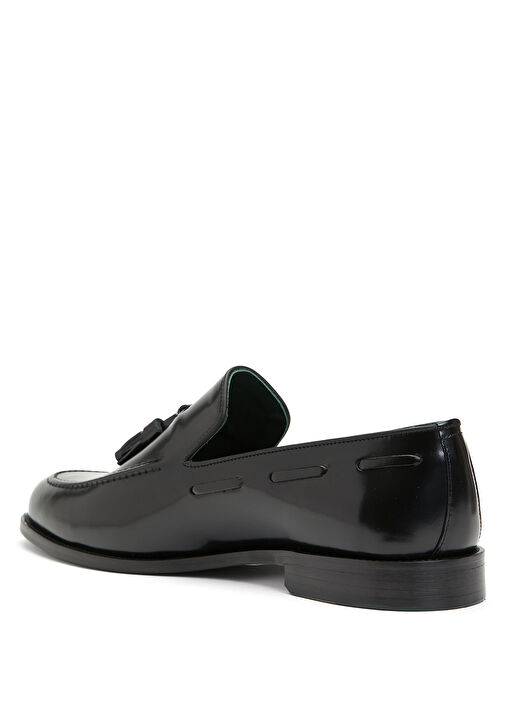 Siyah Erkek Deri Loafer - Görsel 4