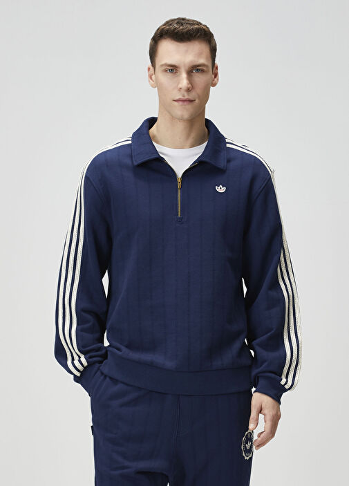 Adidas - Clot By Edison Chen Lacivert Sweatshirt - Lacivert