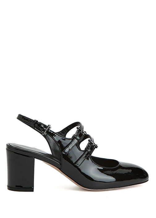 Siyah Kadın Deri Ayakkabı - Görsel 2