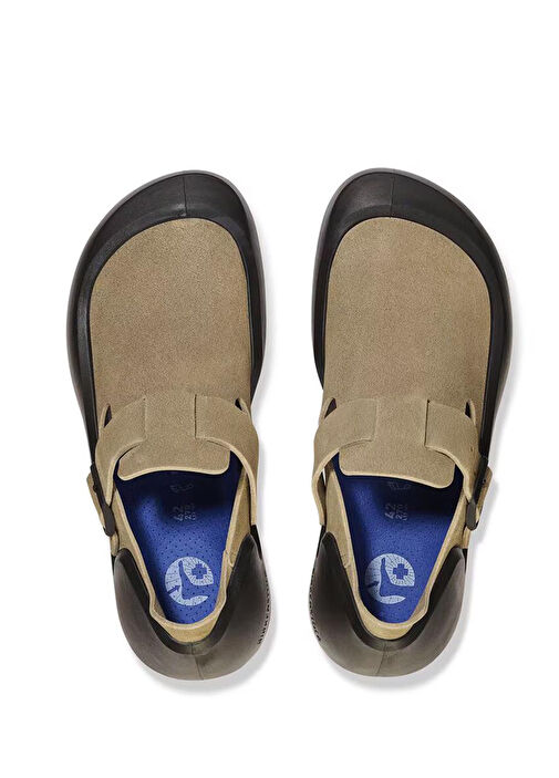 Reykjavık Bej Siyah Kadın Nubuk Loafer - Görsel 7